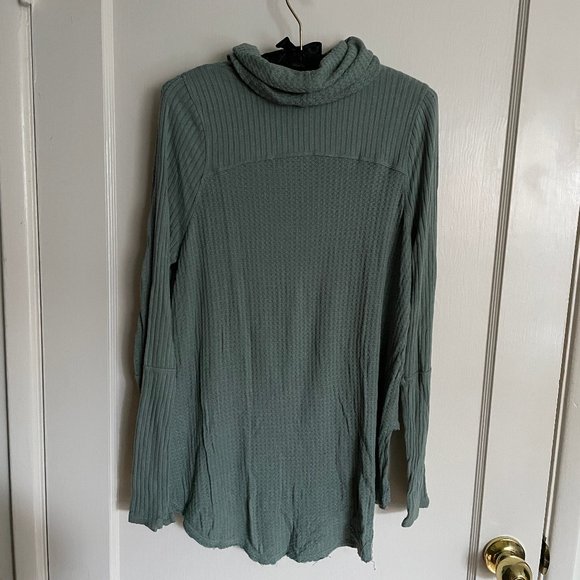 WE THE FREE Waffle Weave Kristina Cowl Neck Sweater - Picture 4 of 8